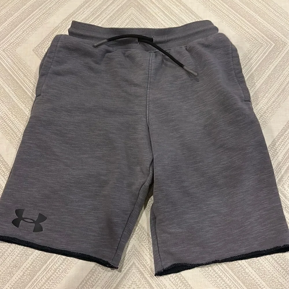 Under Armour Boys Logo Sweat Athletic Shorts
